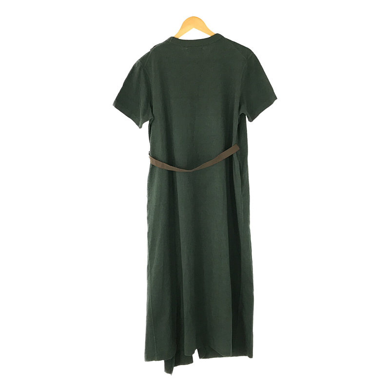 unfil / アンフィル vintage cotton-pile belted T-shirt dress ヴィンテージコットン-パイルTシャツドレス ワンピース