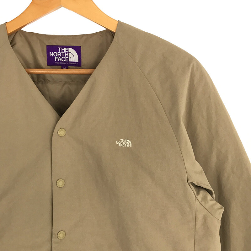 THE NORTH FACE PURPLE LABEL / ザノースフェイスパープルレーベル ND2958N Down Cardigan ノーカラー Vネック ダウン カーディガン ジャケット