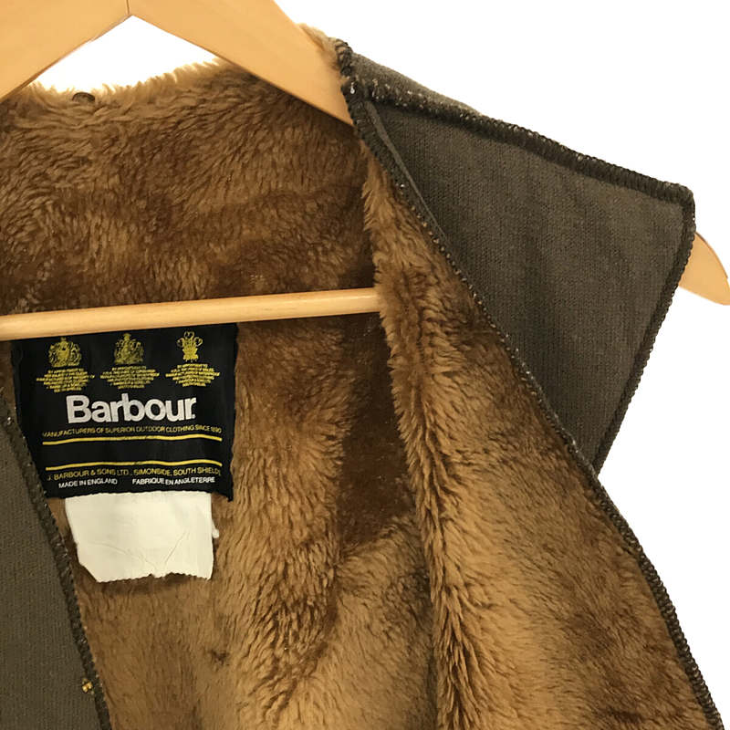 Barbour / バブアー VINTAGE ヴィンテージ 英国製 ライナー パイルファー ボア ベスト