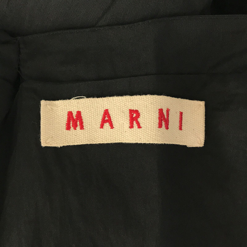 MARNI / マルニ リブ ビジュー付き バルーン ワンピース