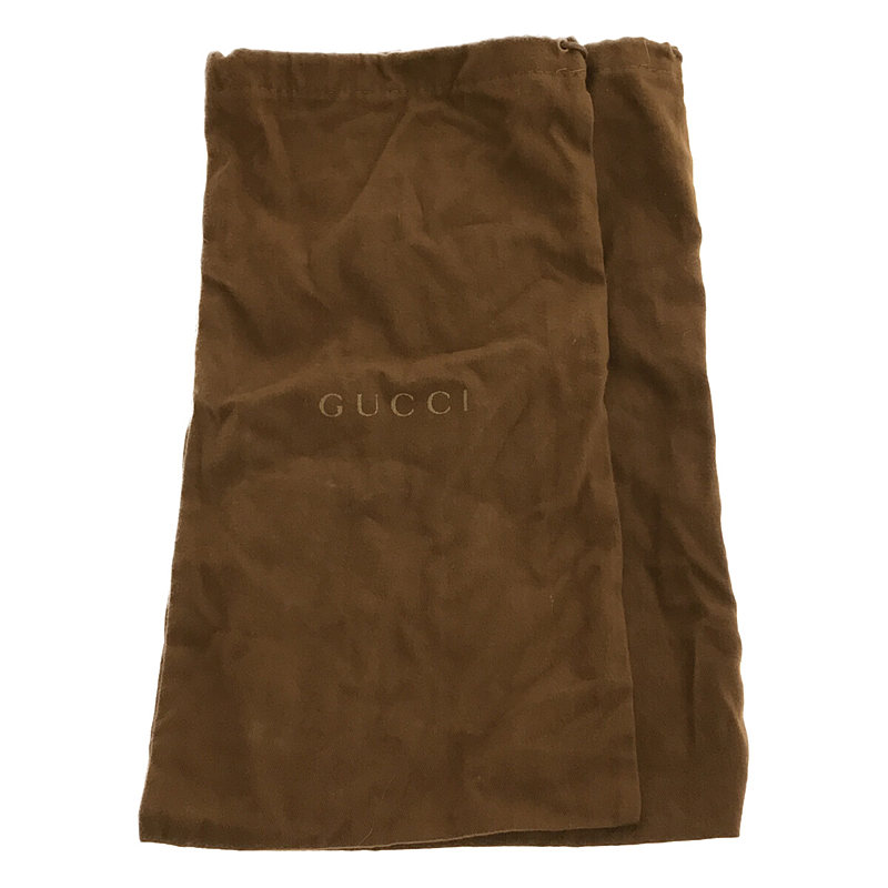 GUCCI / グッチ GGロゴ レザー ペニー ローファー 保存袋付き