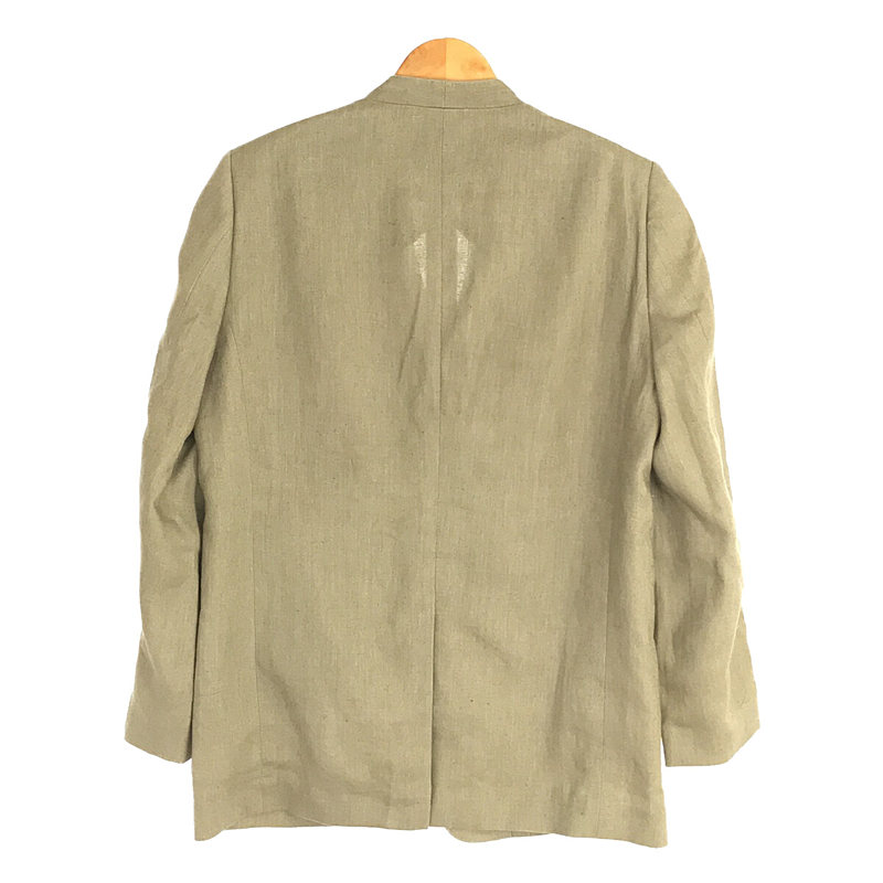 HYKE / ハイク LINEN BLAZER リネン ノーカラージャケット