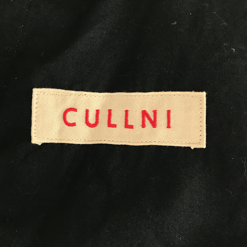 CULLNI / クルニ ベルト付き 2タック ワイド スラックス パンツ