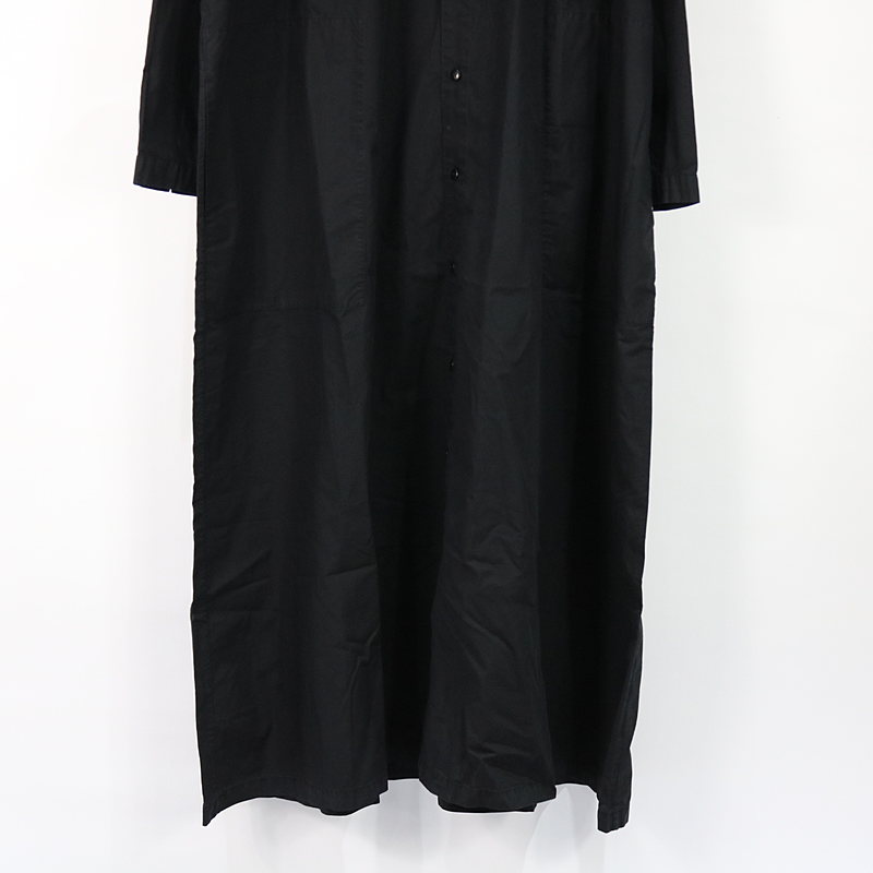 THE DRAUGHTSMAN DRESS POPLIN ドラフトマンドレス ロングシャツ ...