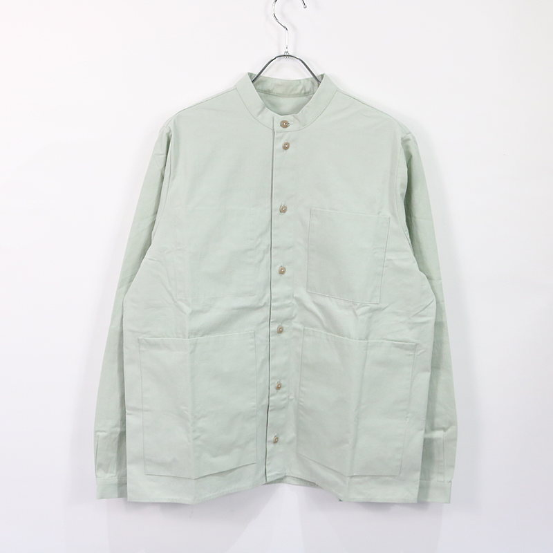 THE LOCKSMITH SHIRT - PLAIN COTTON SILK コットンシルク ロックスミスシャツ