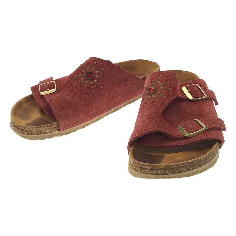 × BIRKENSTOCK / ビルケンシュトック ZURICH / チューリッヒ スタッズ スエード レザーサンダル