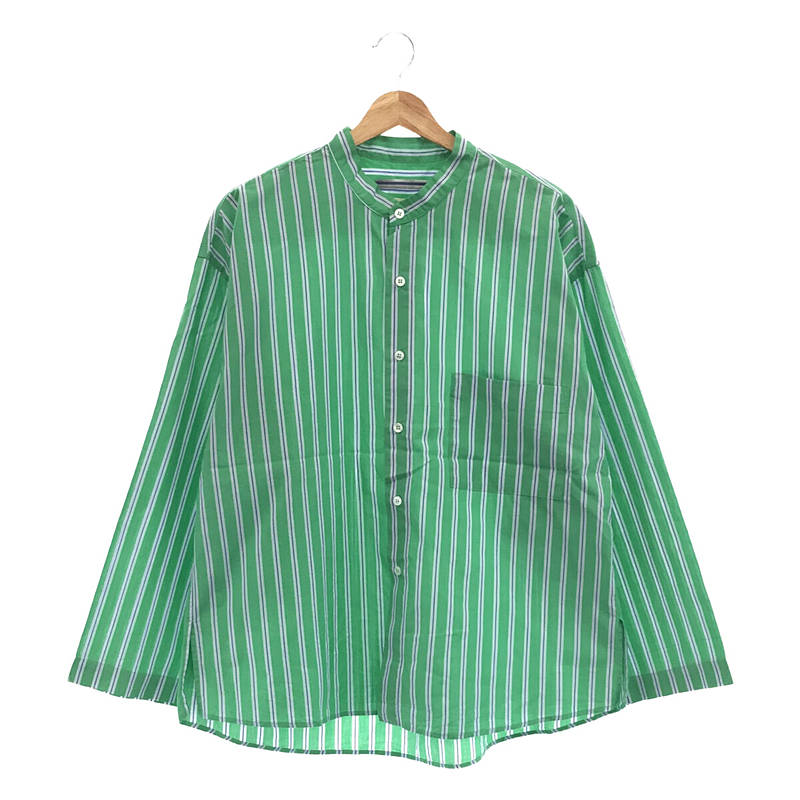 イタリア製 STRIPED COTTON PYJAMA SHIRT ベルト付き ストライプ ...