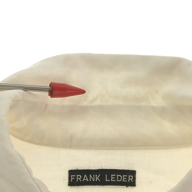 FRANK LEDER / フランクリーダー VINTAGE BED LINEN SHIRT ヴィンテージ ベッド リネン シャツ