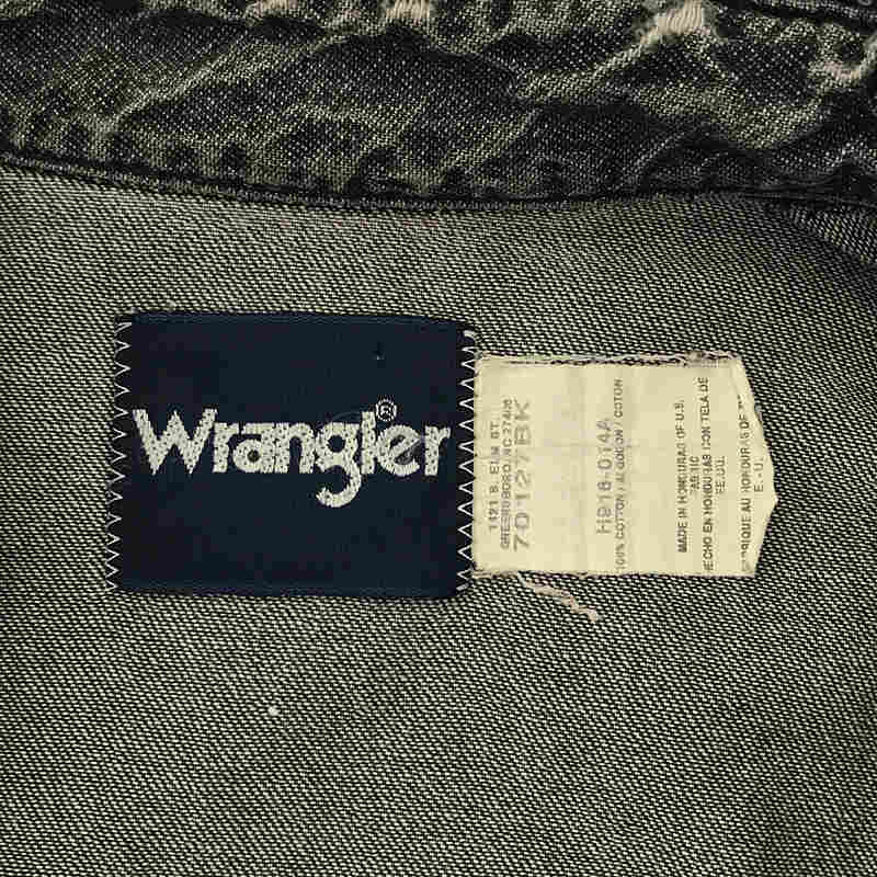 WRANGLER / ラングラー 90s VINTAGE ヴィンテージ デニム ウエスタン シャツ