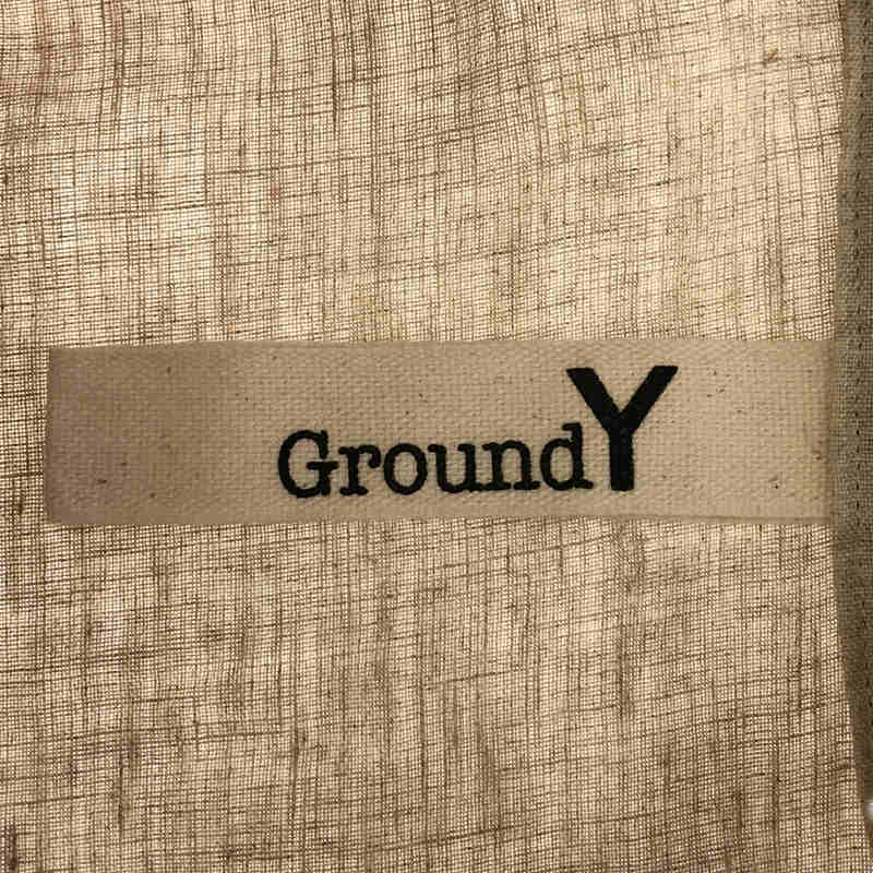 Ground Y / グラウンドワイ リネン ドルマンスリーブ オーバーサイズ 半袖シャツ