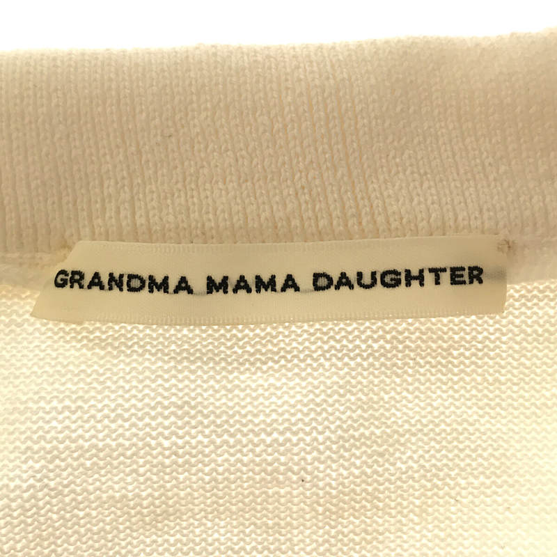 grandma MAMA daughter / グランマママドーター コットン プルオーバー カットソー