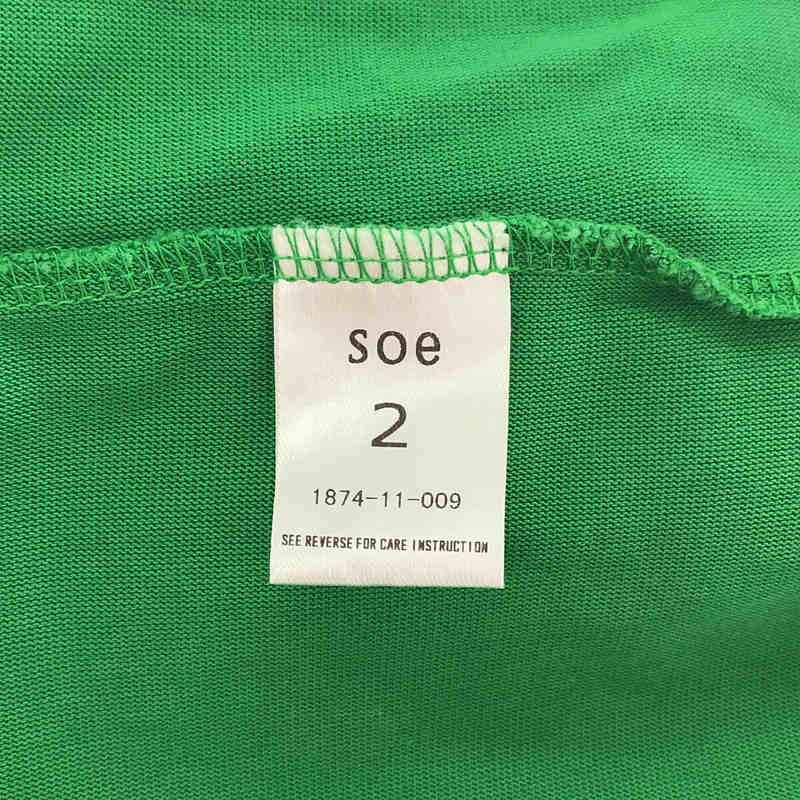 SOE / ソーイ ラウンドヘム トール Tシャツ