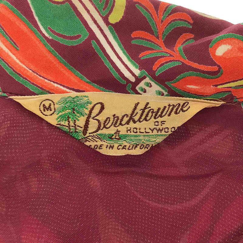 VINTAGE / ヴィンテージ | 1950s | 50s Bercktowne フラワー柄 アロハ