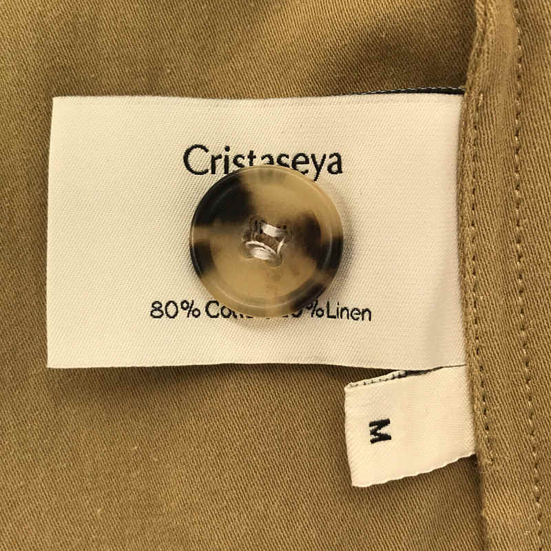 Cristaseya / クリスタセヤ JAPANESE COTTON ＆ LINEN PADDED JACKET パデット ジャケット