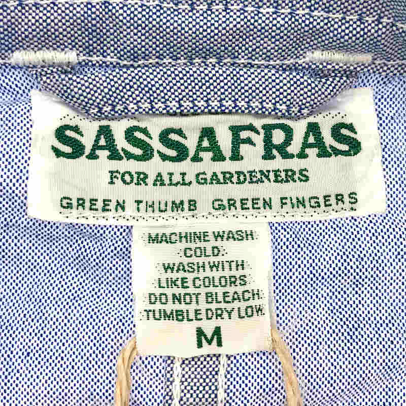 SASSAFRAS / ササフラス Transplant Jacket コットン オックスフォード トランス プラント シャツ ジャケット