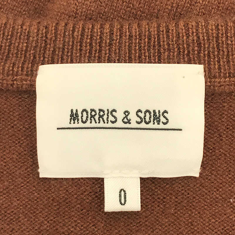 MORRIS&SONS / モリスアンドサンズ カシミヤ 100% ハイゲージ クルーネック ニット セーター