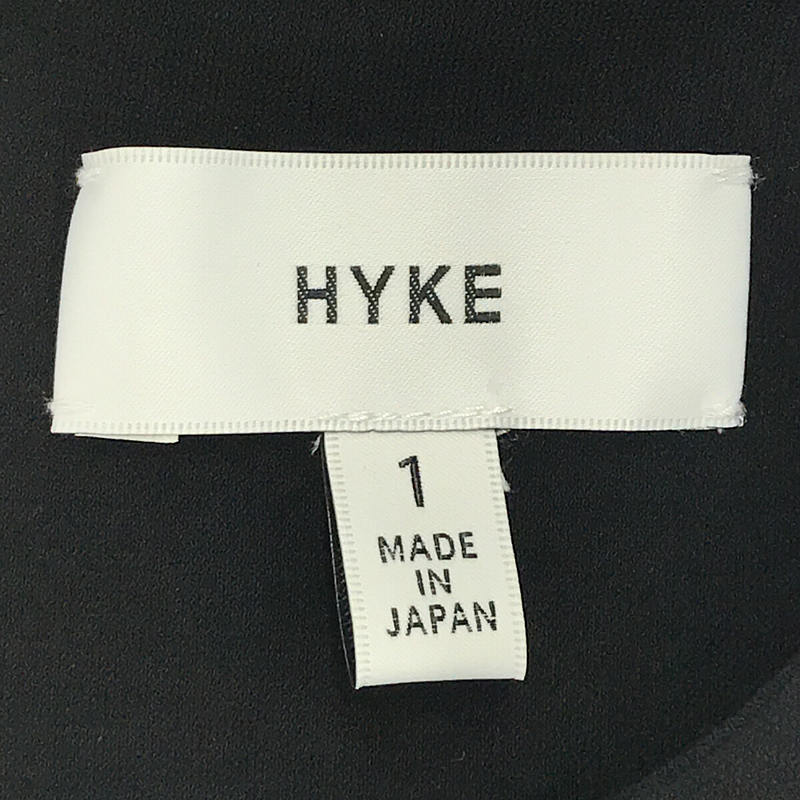 HYKE サイドジップ スリットプルオーバー ホワイト - Tシャツ