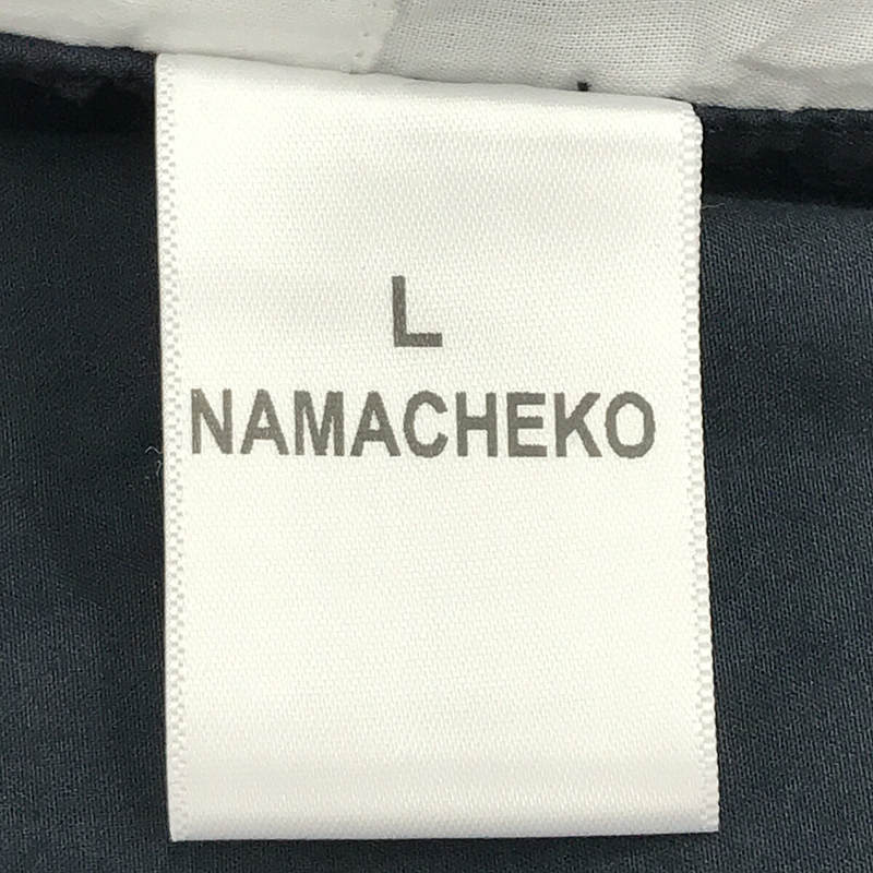 NAMACHEKO / ナマチェコ TAILORED JACKET コットン フロント パネル 切替 テーラード ジャケット