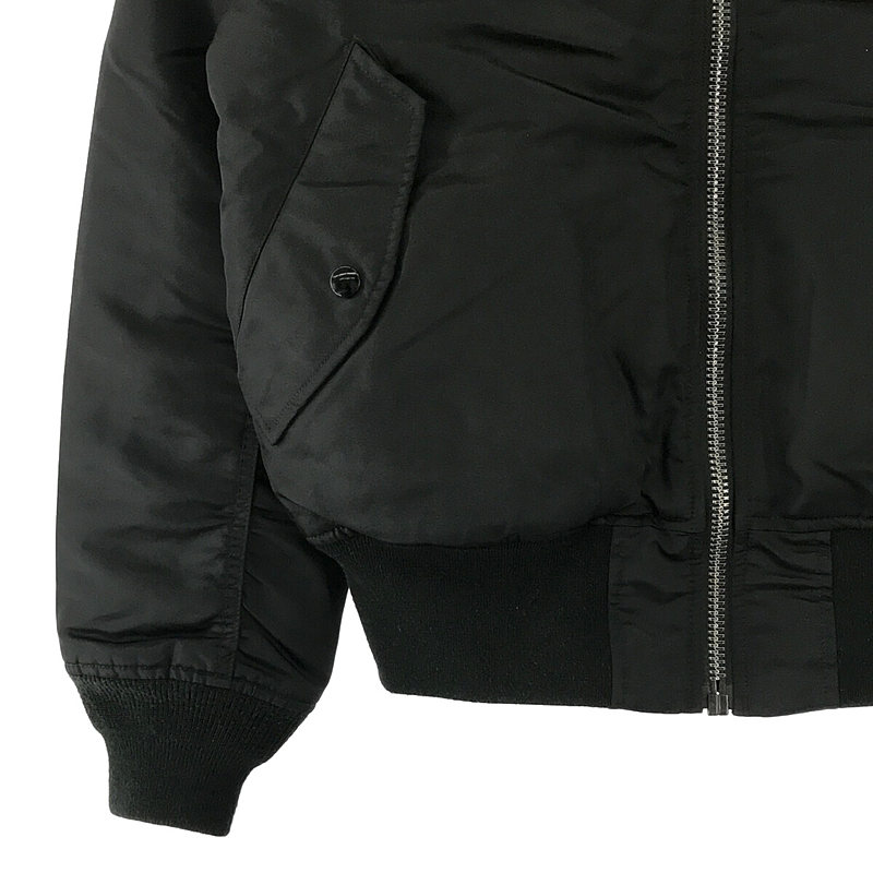 alpha industries / アルファインダストリーズ ナイロン ツイル 中綿入り リバーシブル MA-1 ミリタリー フライト ジャケット