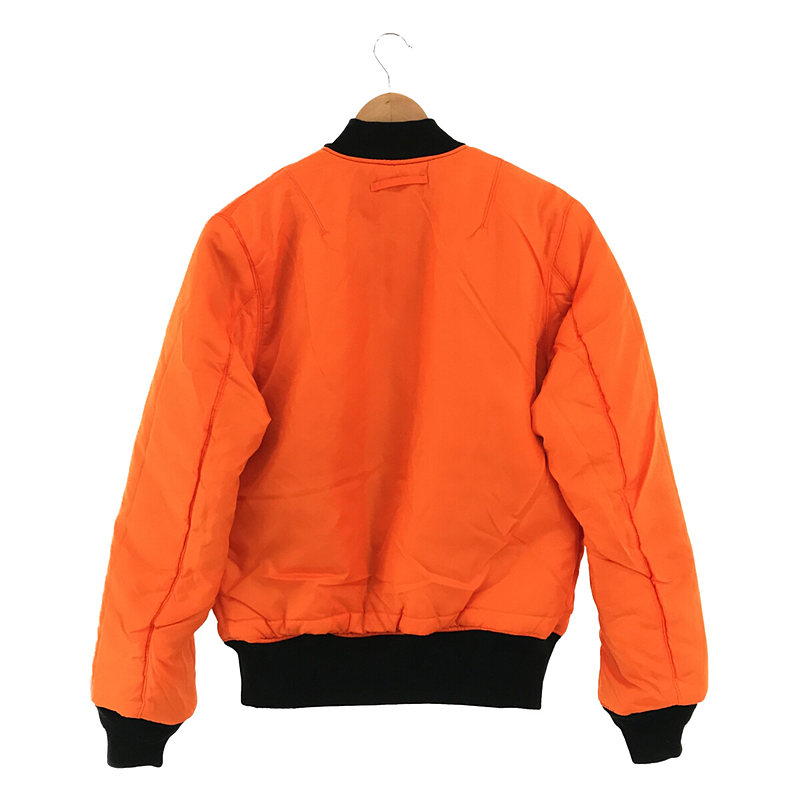 alpha industries / アルファインダストリーズ ナイロン ツイル 中綿入り リバーシブル MA-1 ミリタリー フライト ジャケット