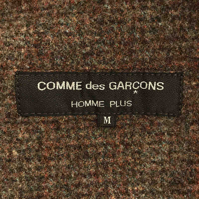 COMME des GARCONS HOMME PLUS / コムデギャルソンオムプリュス 90s ヴィンテージ ウール ツイード ショールカラー ジャケット パンツ セットアップ