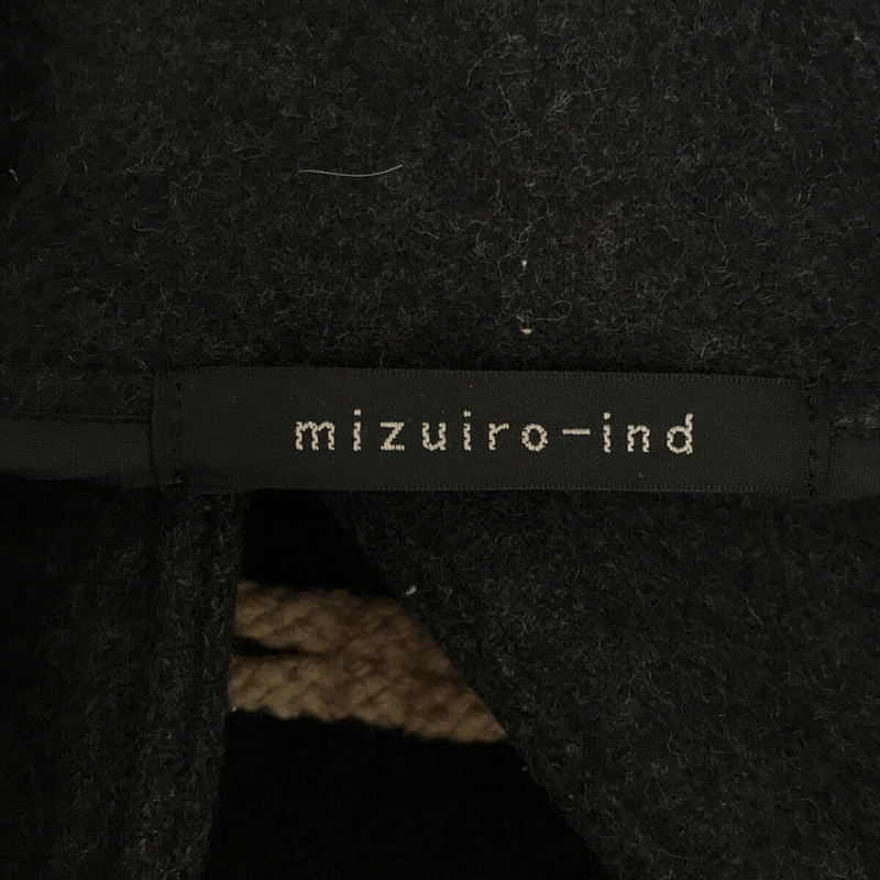 mizuiroind / ミズイロインド ウールブレンド ダッフルコート