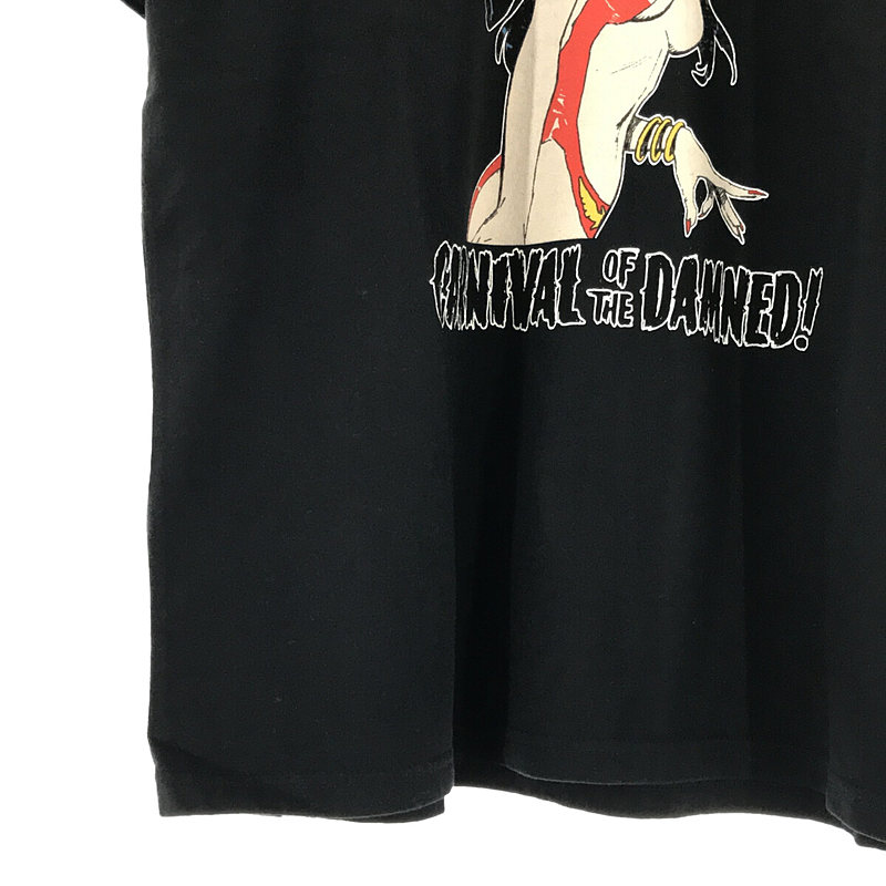 THEE HYSTERIC XXX ×Vampirella CARNIVAL OF THE DAMNED プリント Tシャツ