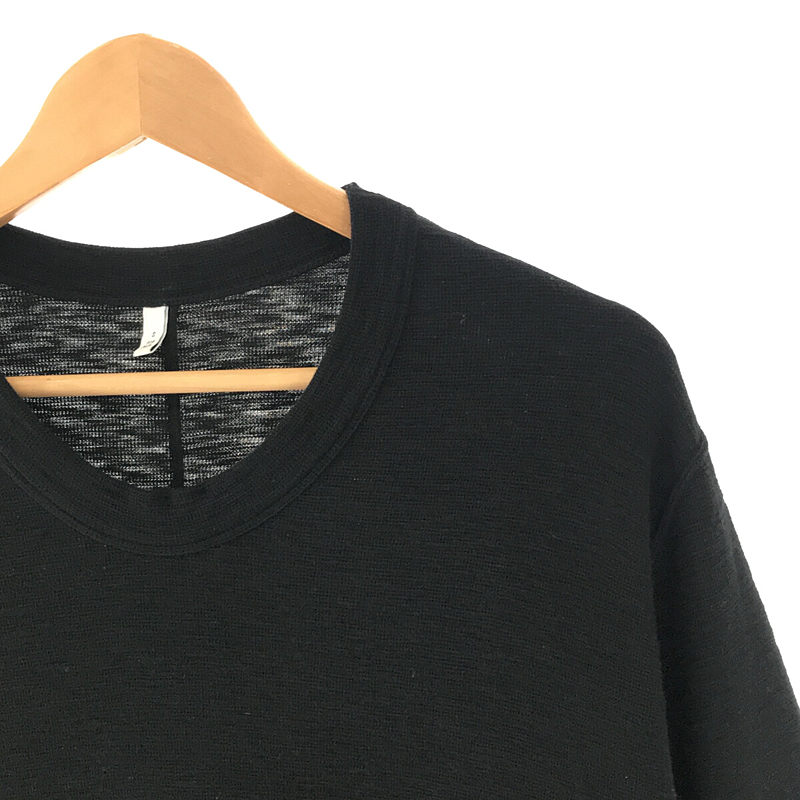 FIRMUM / フィルマム スラブ コットン糸 サーフ ニット ロング プルオーバー ワンピース