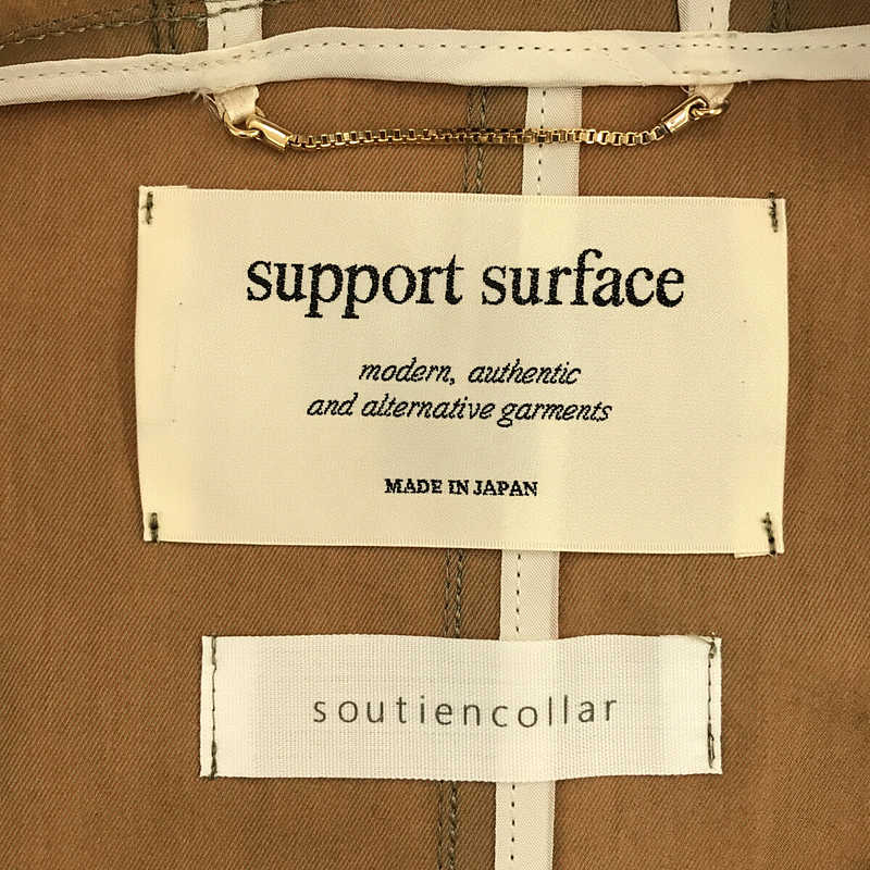 SUPPORT SURFACE / サポートサーフェス × soutiencollar 別注 Noble mantle ノーブルマント フーディポンチョ ハンガー付き