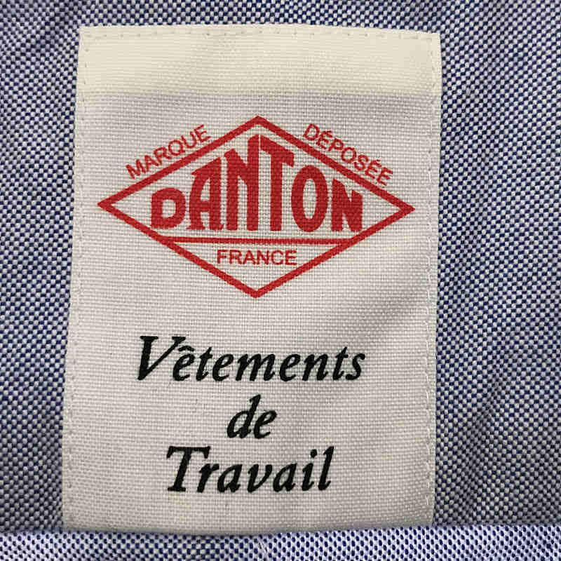 DANTON / ダントン BAND COLLAR SHIRT バンドカラーシャツ