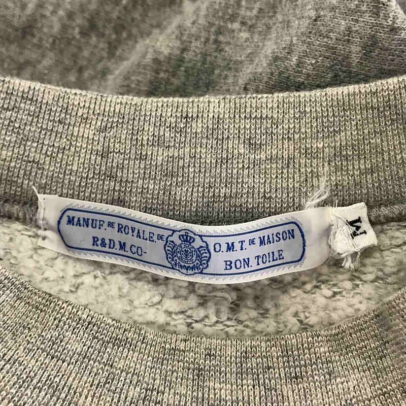 R&D.M.Co / オールドマンズテーラー コットン裏起毛 クルーネック トレーナー スウェット プルオーバー