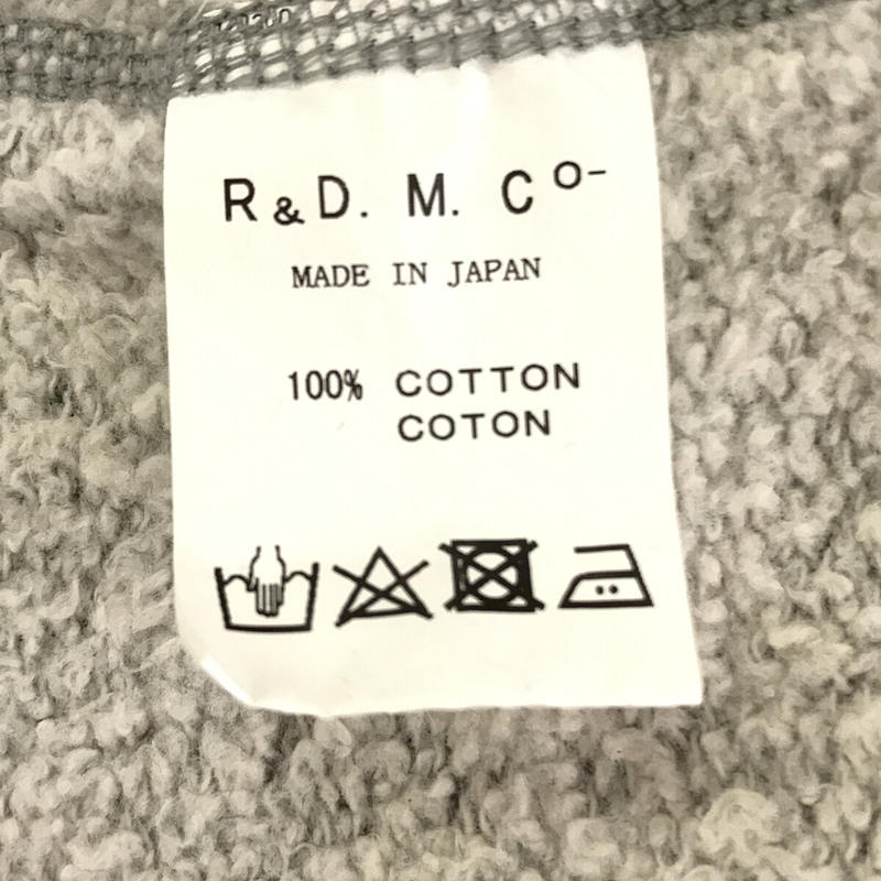 R&D.M.Co / オールドマンズテーラー コットン裏起毛 クルーネック トレーナー スウェット プルオーバー