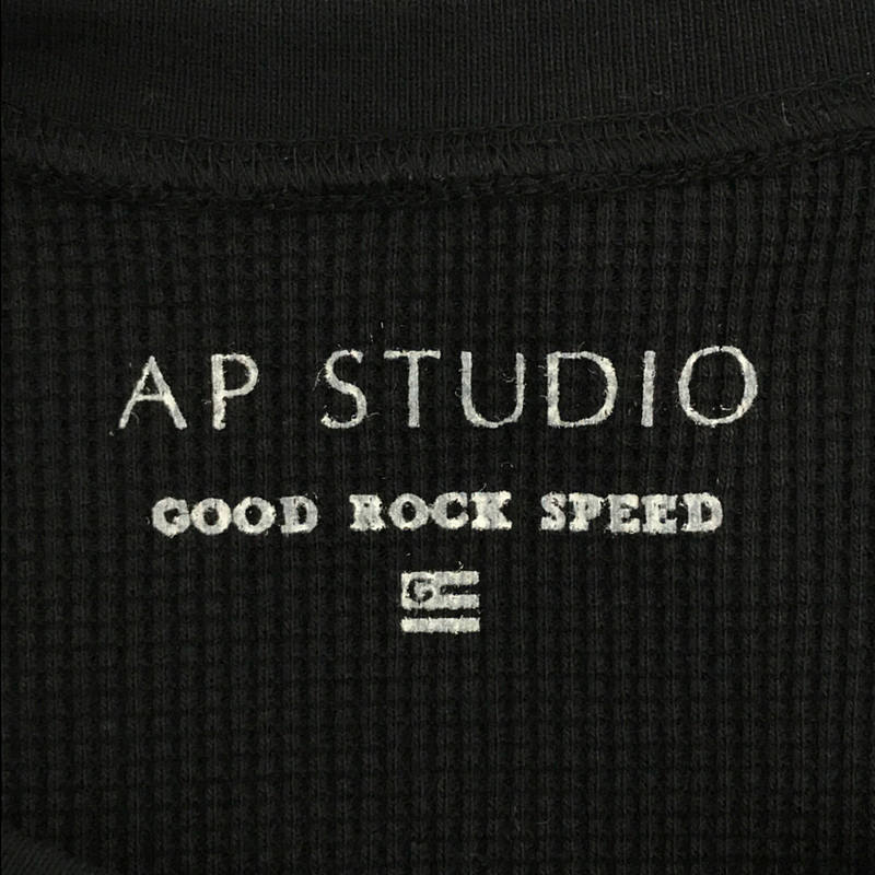 × GOOD ROCK SPEED グッドロックスピード 別注 2Way CORSICA Vネックワッフルプルオーバー カットソーAP STUDIO  / エーピーストゥディオ