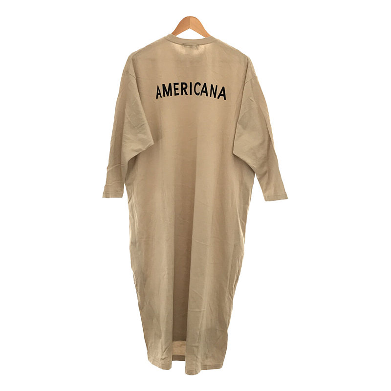 新品☆Americana ハイネックサイドZIPスウェットワンピース