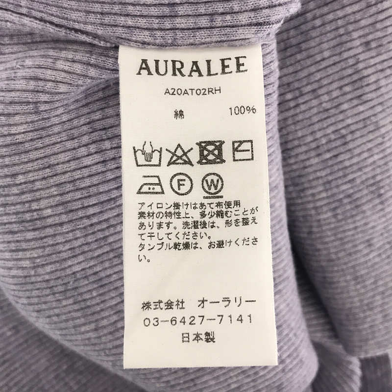 AURALEE / オーラリー × Ron Herman ロンハーマン 別注 Giza Rib TurtleNeck Top ギザ コットン リブ タートルネック ニット