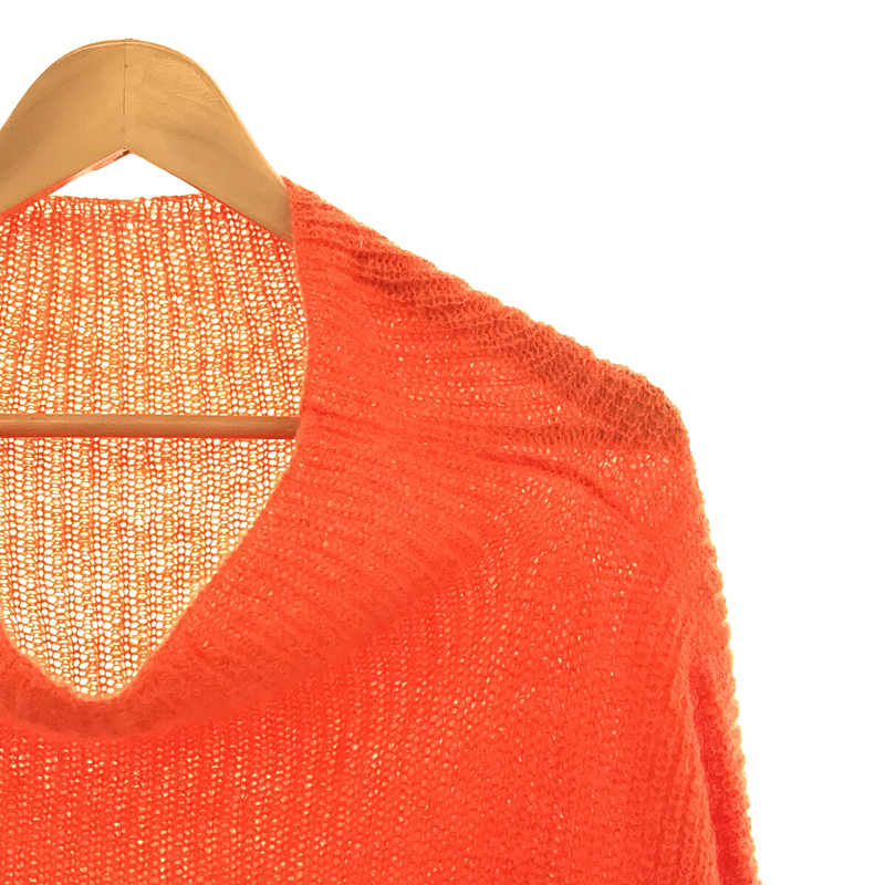 その他 2022AW HAIRY ビッグシルエット ハイネック モヘヤ ウール ロング ニット プルオーバー