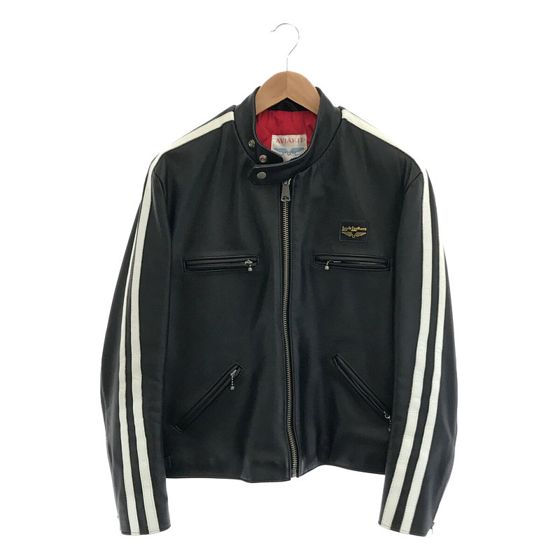 SPORTS MAN TWIN STRIPE スポーツマン ツインストライプ 裏地 キルティング シングル レザー ライダース ジャケットLewis Leathers / ルイスレザー SPORTS MAN TWIN STRIPE スポーツマン ツインストライプ 裏地 キルティング シングル レザー ライダース ジャケットLewis Leathers / ルイスレザー