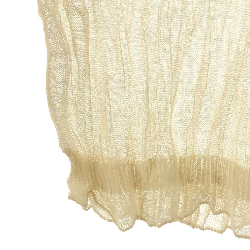 その他 wrinkle pleated knit シアーニット　付属品あり