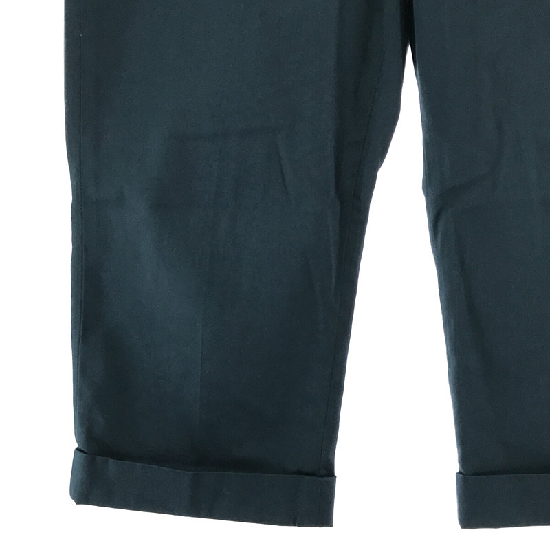 その他 ポリエステル コットン ロゴ 刺繍 クロップド パンツ