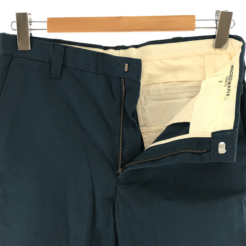 その他 ポリエステル コットン ロゴ 刺繍 クロップド パンツ