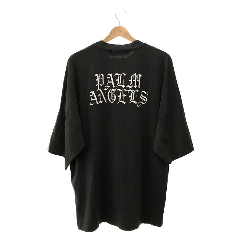 Palm Angels / パームエンジェルス ヴィンテージ加工 バーニングスマイル プリント Tシャツ