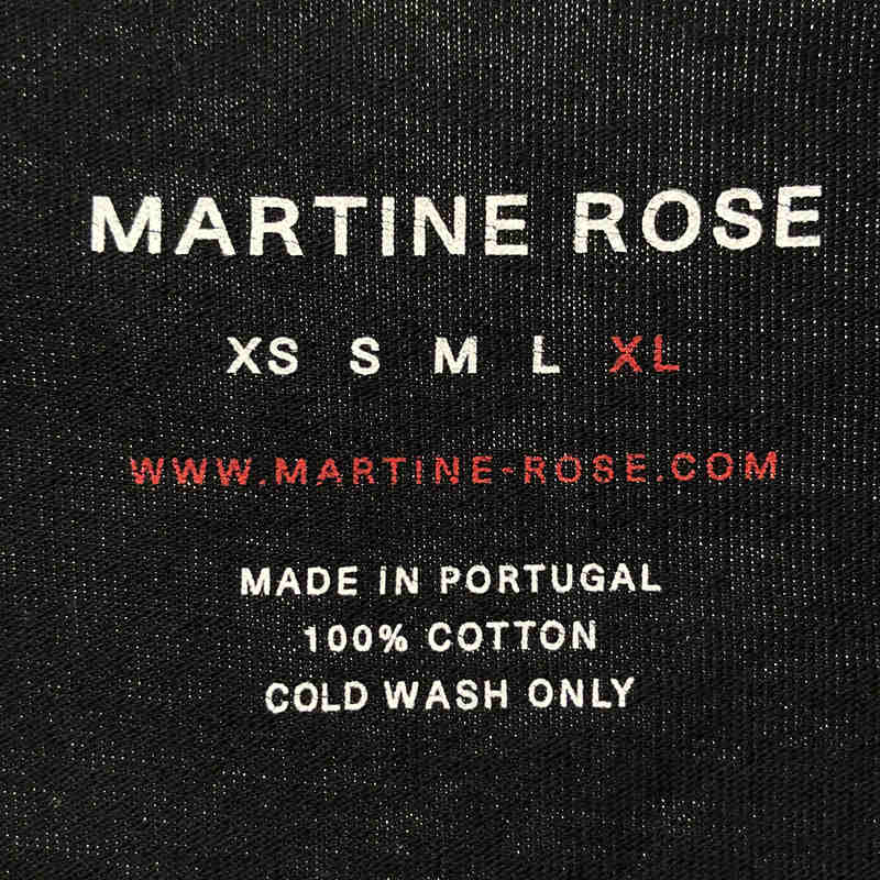 Martine Rose / マーティンローズ ロゴプリント コントラスト Tシャツ