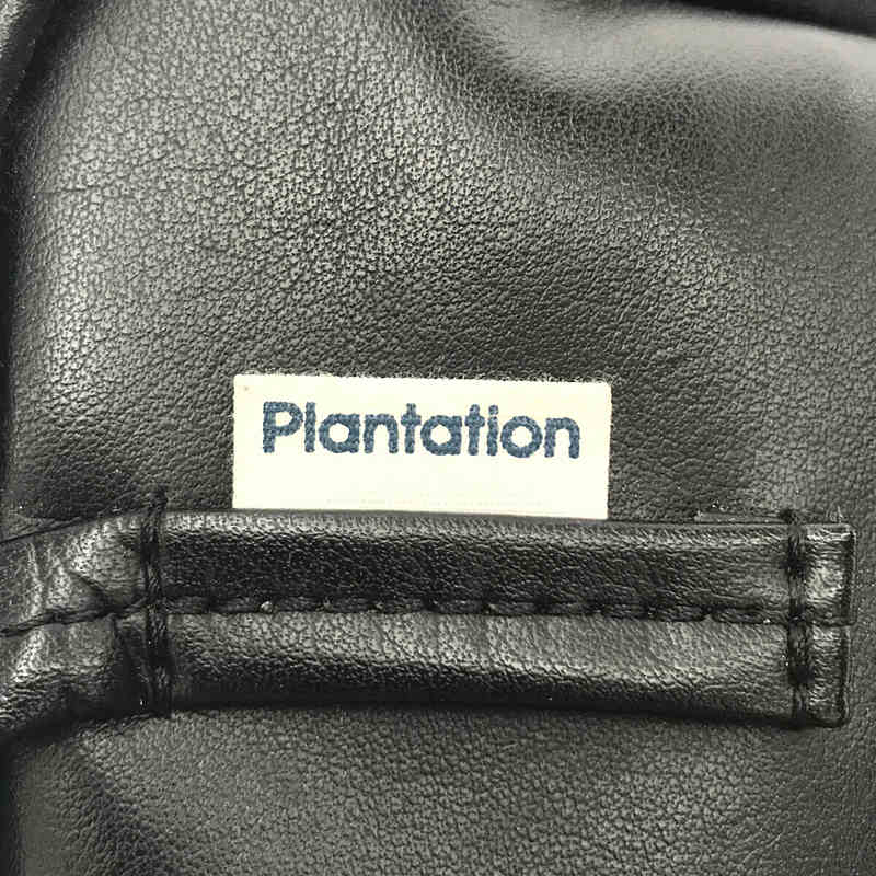 Plantation / プランテーション レザー スクエア ショルダーバッグ