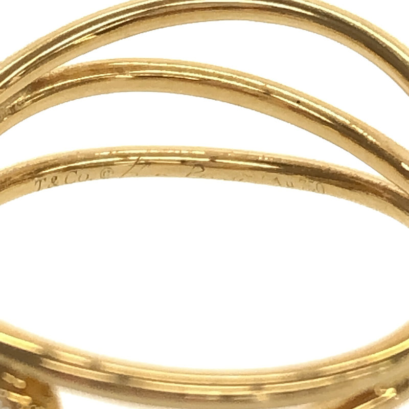 Tiffany & Co / ティファニー ウェーブ 3ロウ ダイヤモンド リング