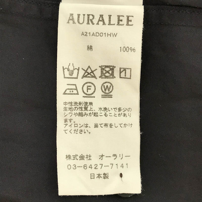 AURALEE / オーラリー HIGH DENSITY LIGHT WEATHER CLOTH SHIRTS ONE-PIECE ワンピース