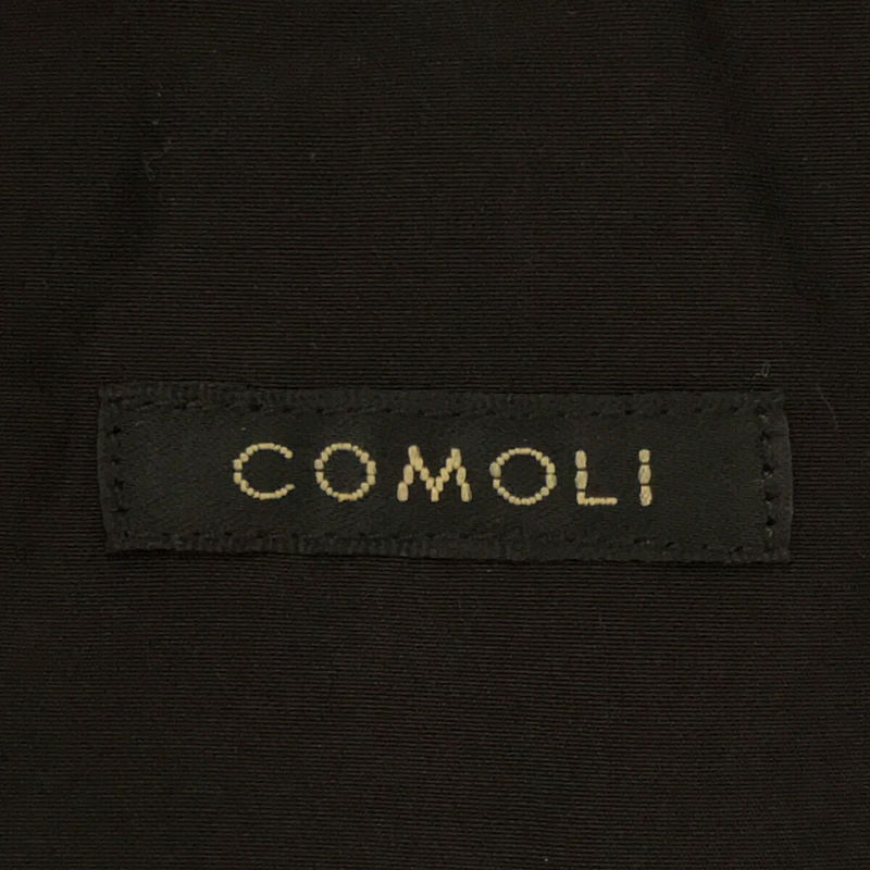 COMOLI / コモリ コットンシルク フーデッドコート