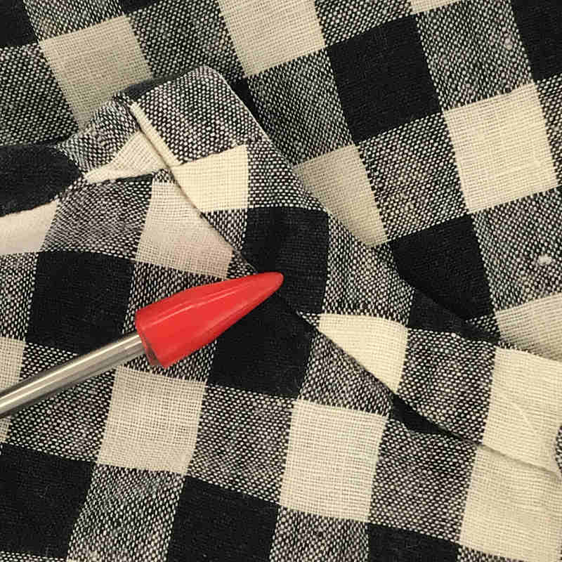 naruse / ナルセ リネン チェック ブラウス カットソー