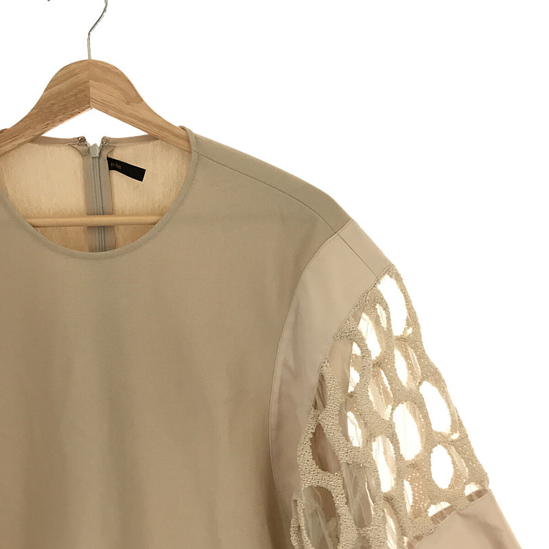 muller of yoshiokubo / ミュラーオブヨシオクボ コットン ポリエステル 袖 レース 切替 カットソー