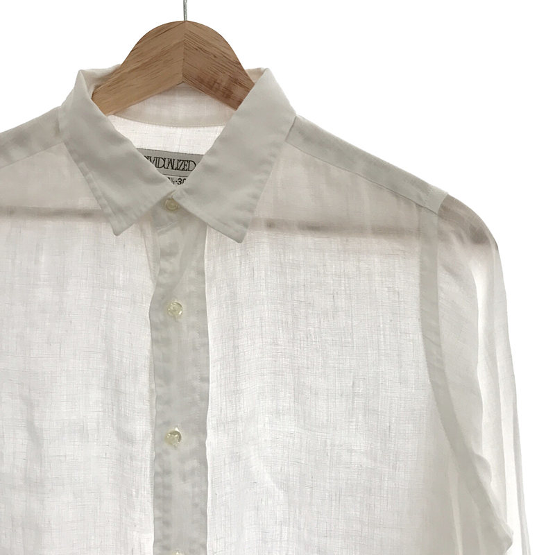 INDIVIDUALIZED SHIRTS / インディビジュアライズドシャツ リネン ロングシャツ