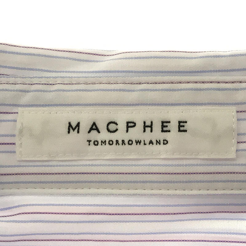 Tomorrowland MACPHEE / トゥモローランドマカフィー 2021SS ストライプ シャツ